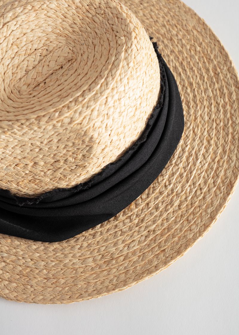 Woven Straw Fedora