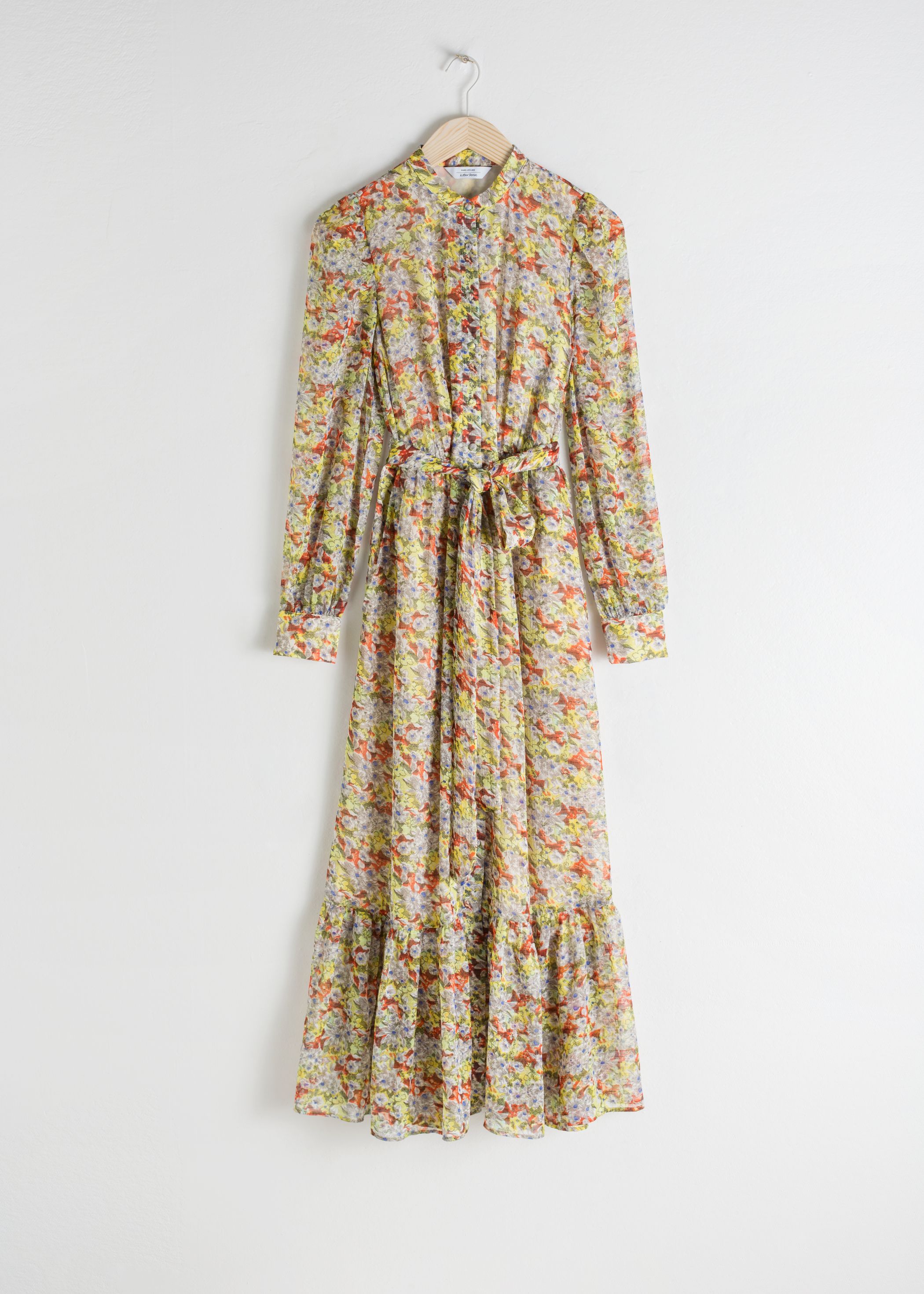 Floral Ruffled Maxi Dress