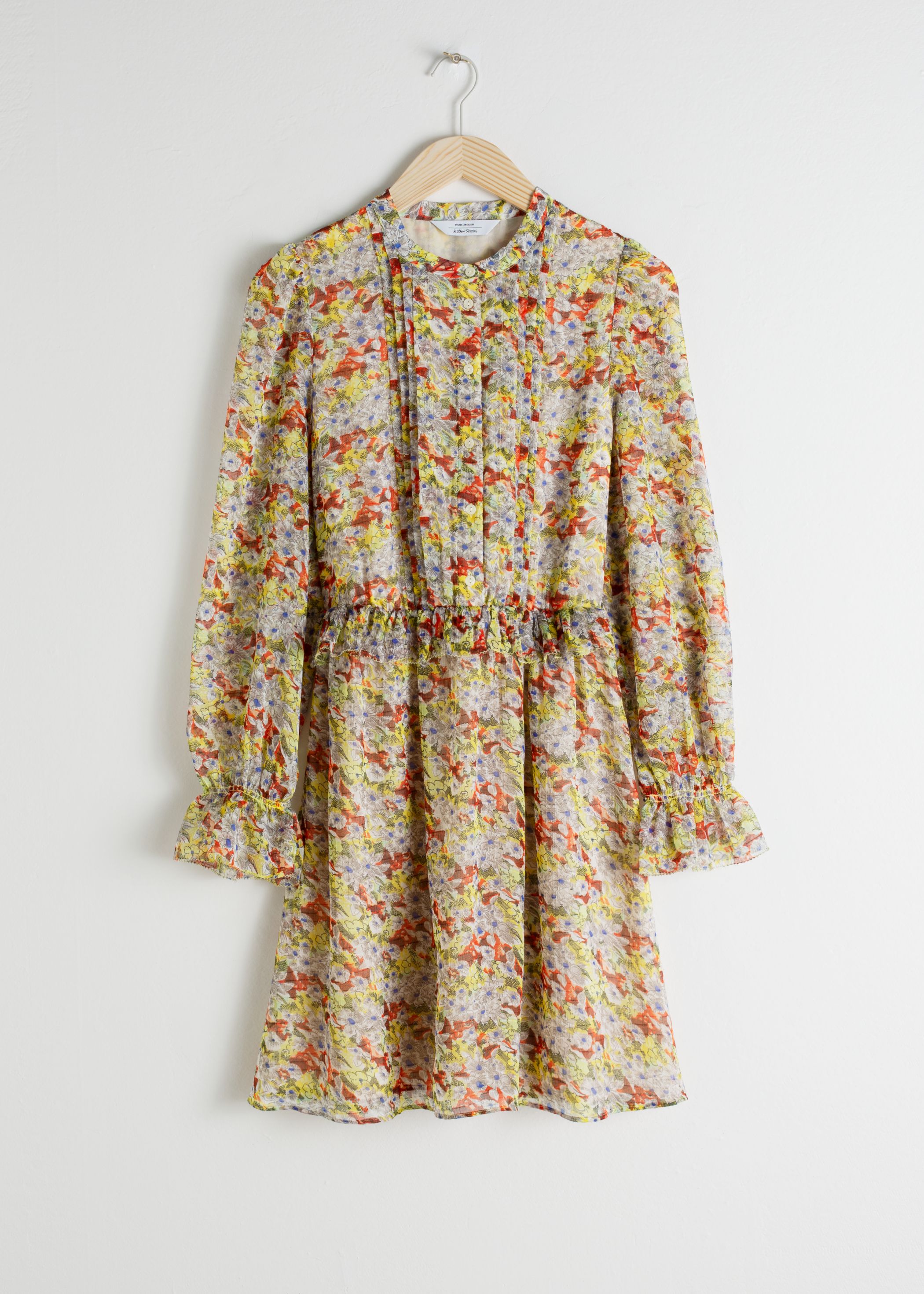 Floral Ruffled Mini Dress