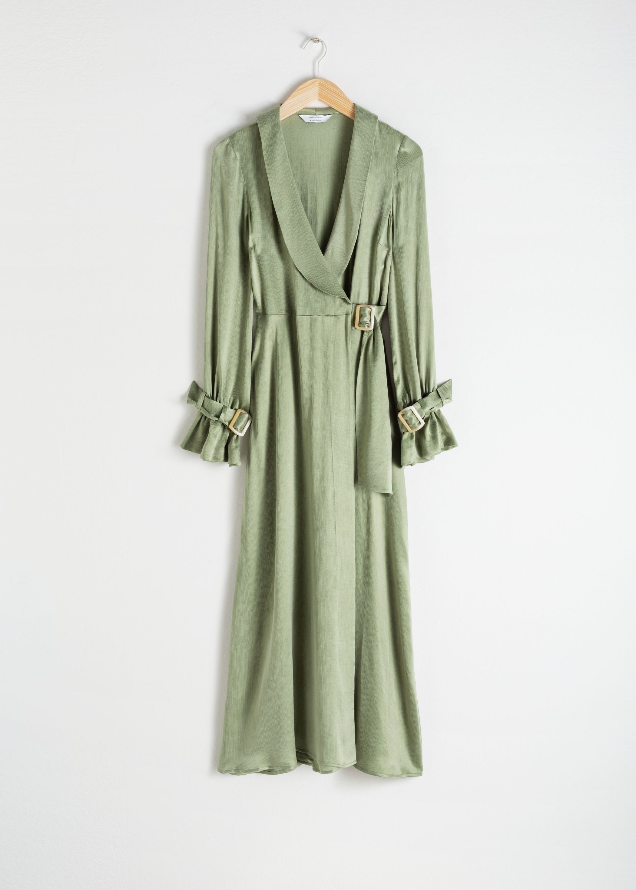 Belted Wrap Maxi Dress