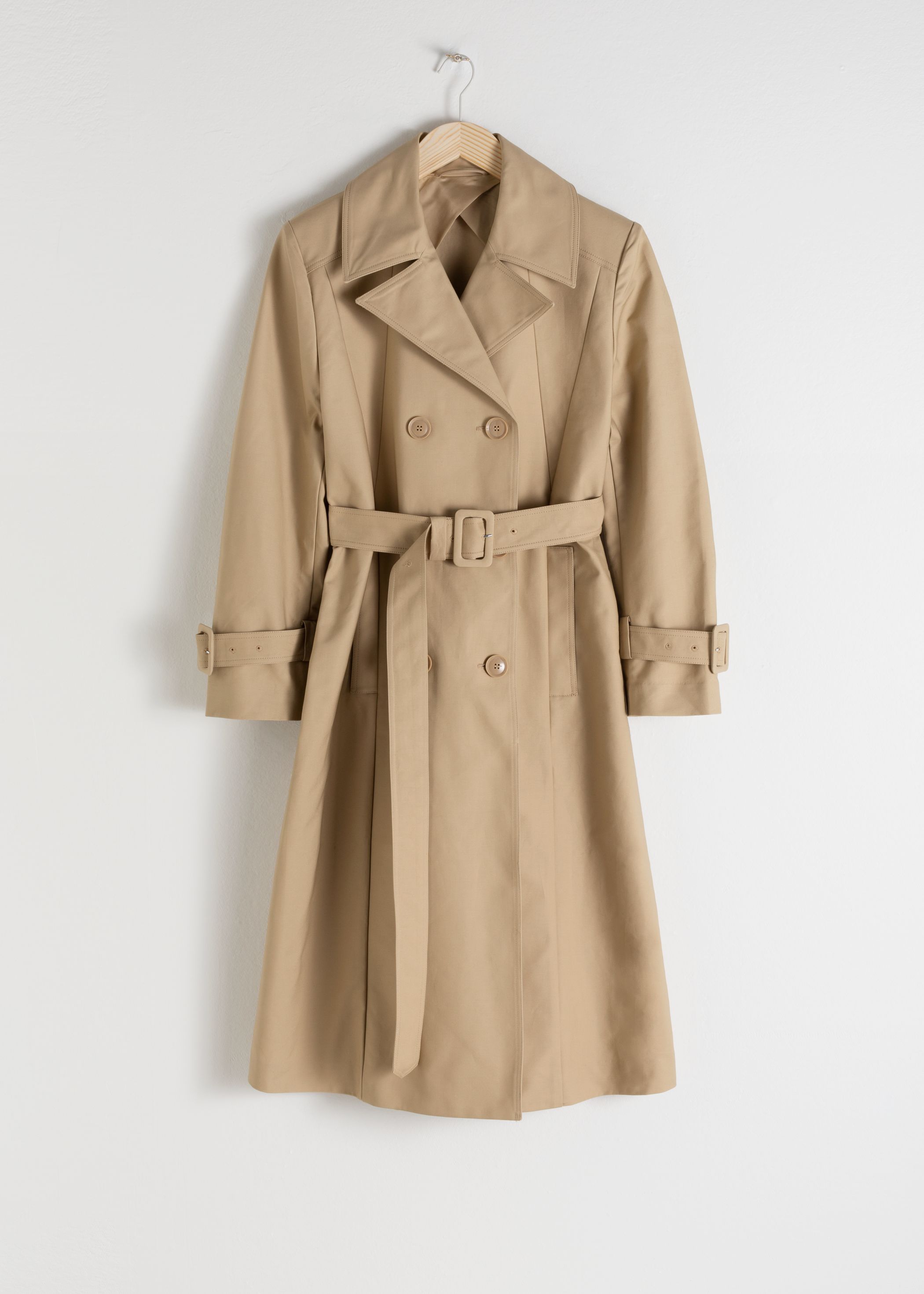 Belted A-Line Trenchcoat