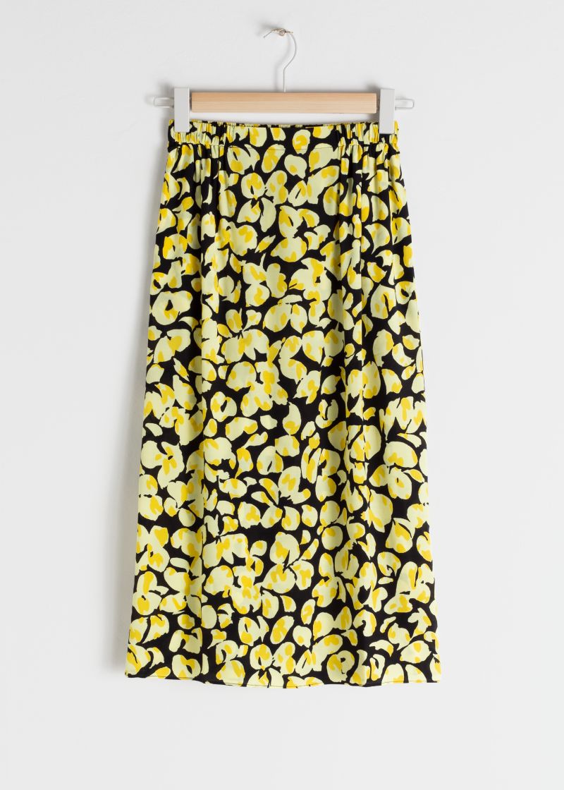 Floral Midi Skirt
