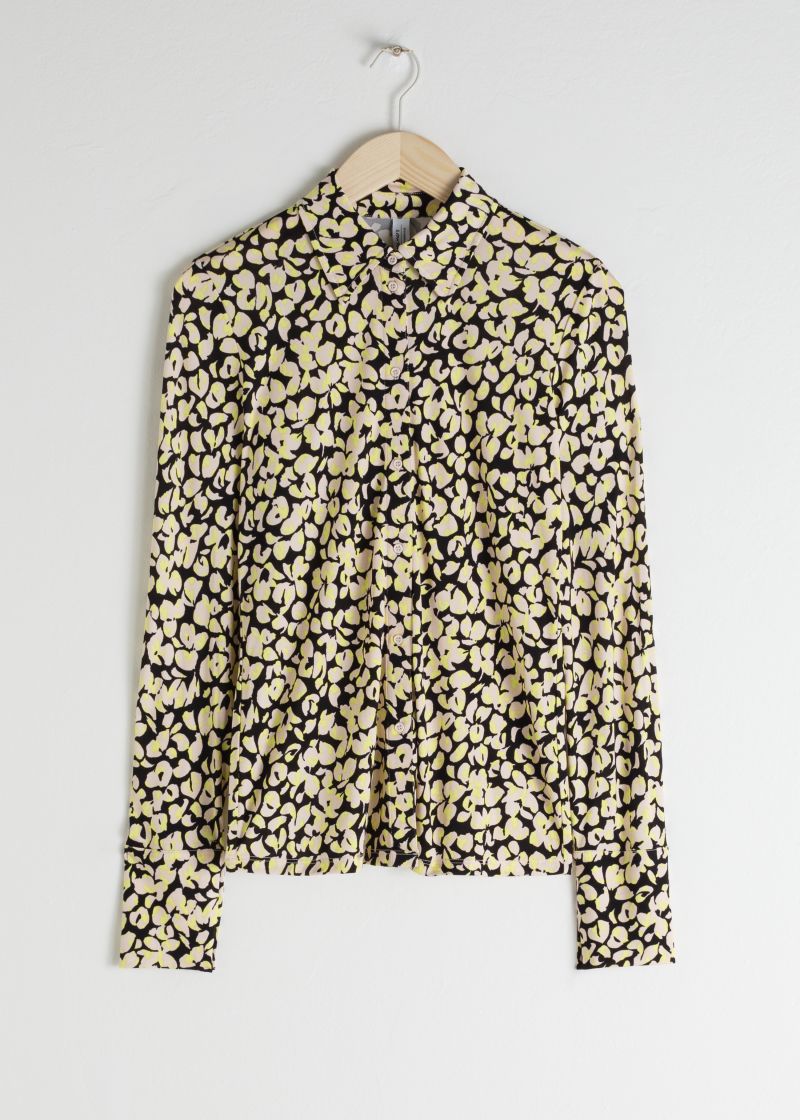 Floral Button Up Blouse