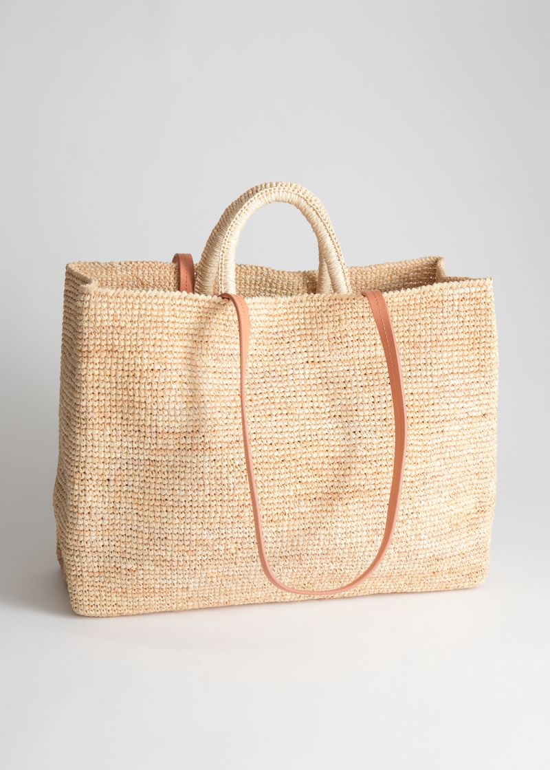 Large Woven Straw Tote