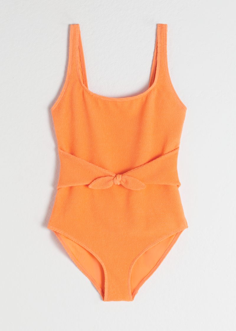 Waist Tie Swimsuit