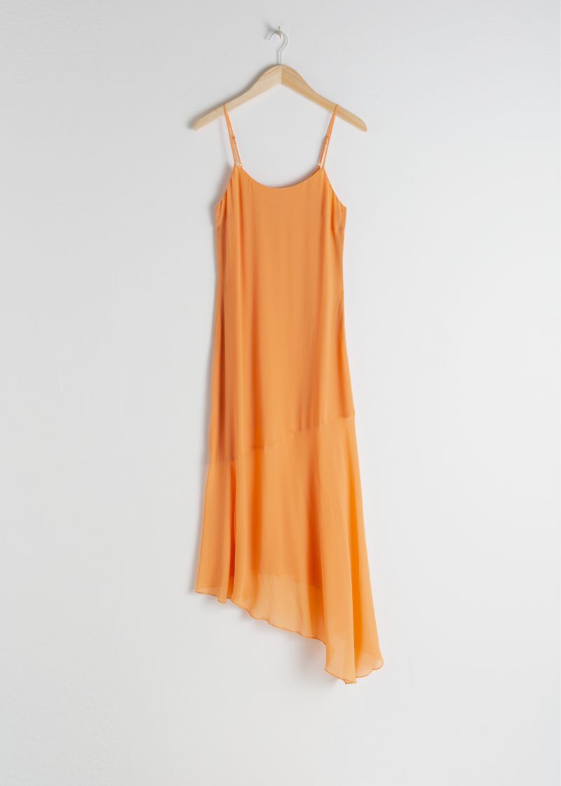Bias Cut Midi Dress
