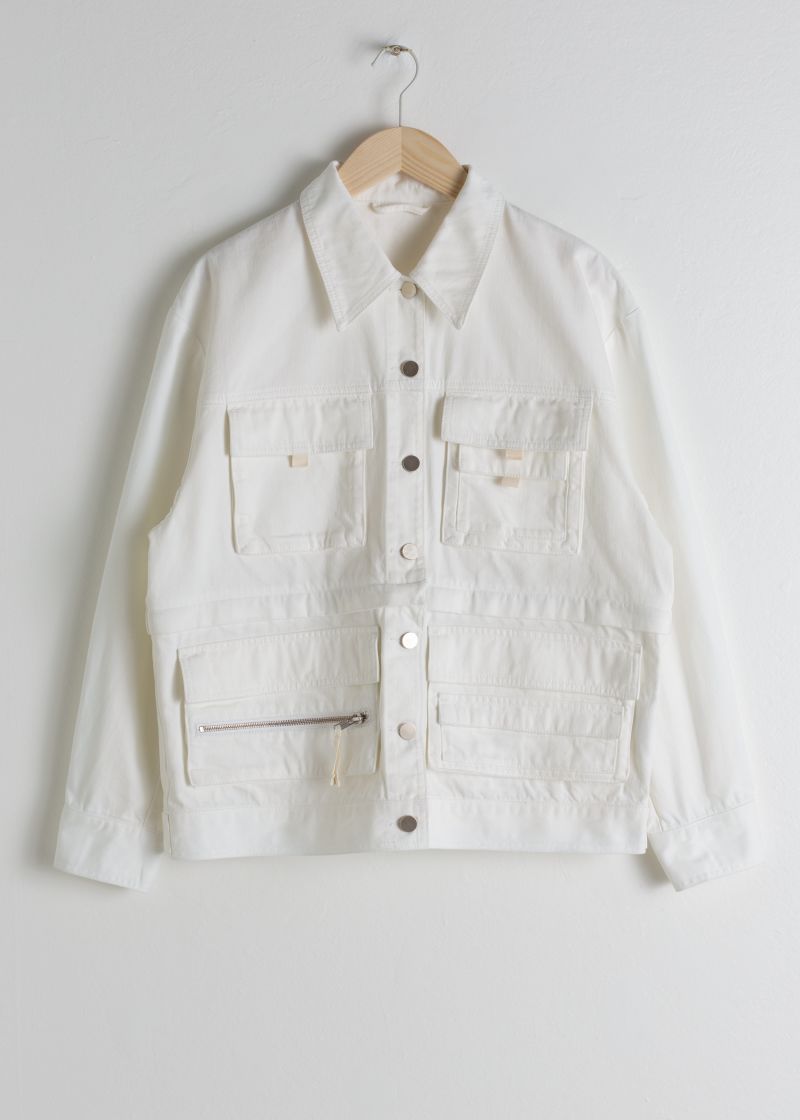 Oversized Cotton Workwear Jacket