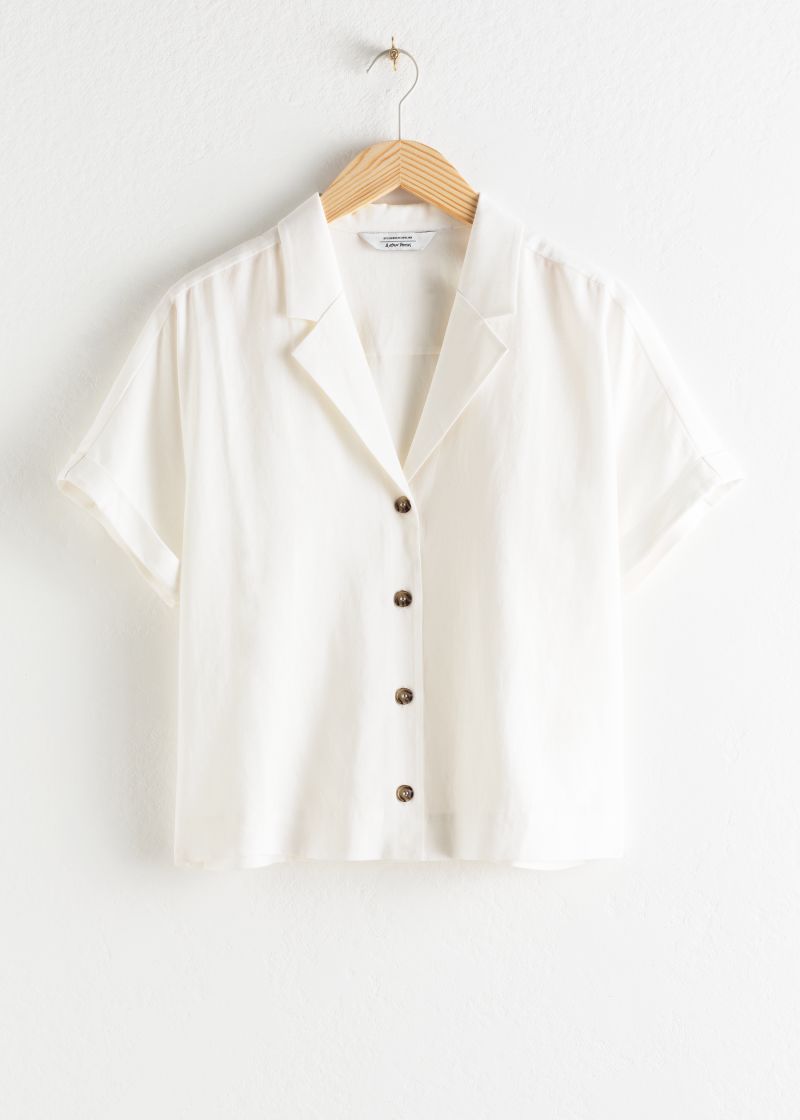 V-Cut Button Up Shirt