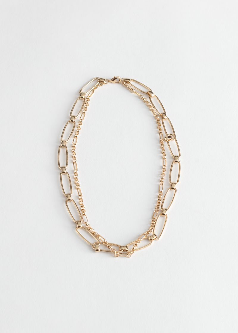 Duo Chunky Chain Necklace