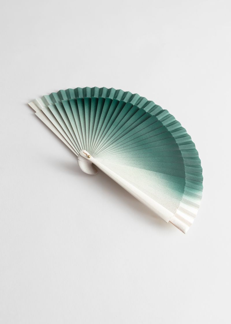 Wooden Ombré Fan