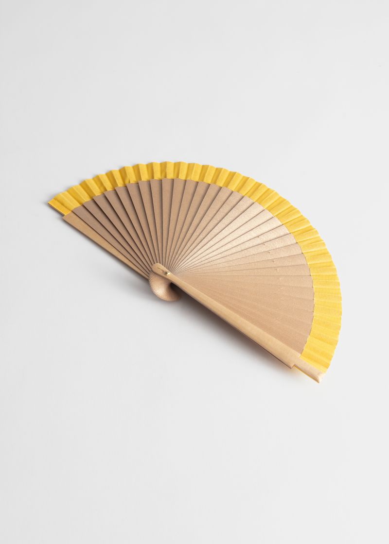 Wooden Stripe Fan