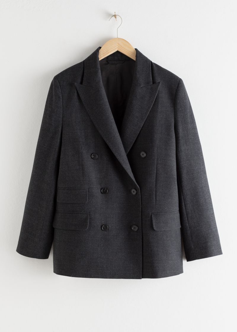 Oversized Double Breasted Blazer