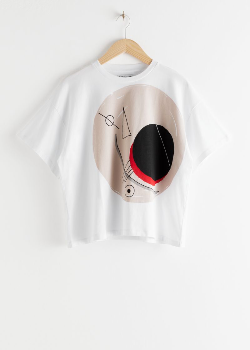 T-Shirt aus Biobaumwolle mit Print von Giorgia Lupi