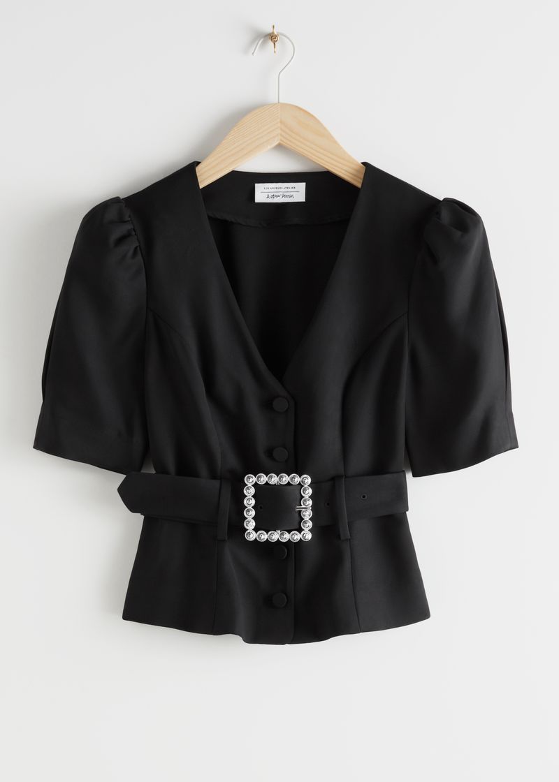 Oversized Wool Blend Blazer