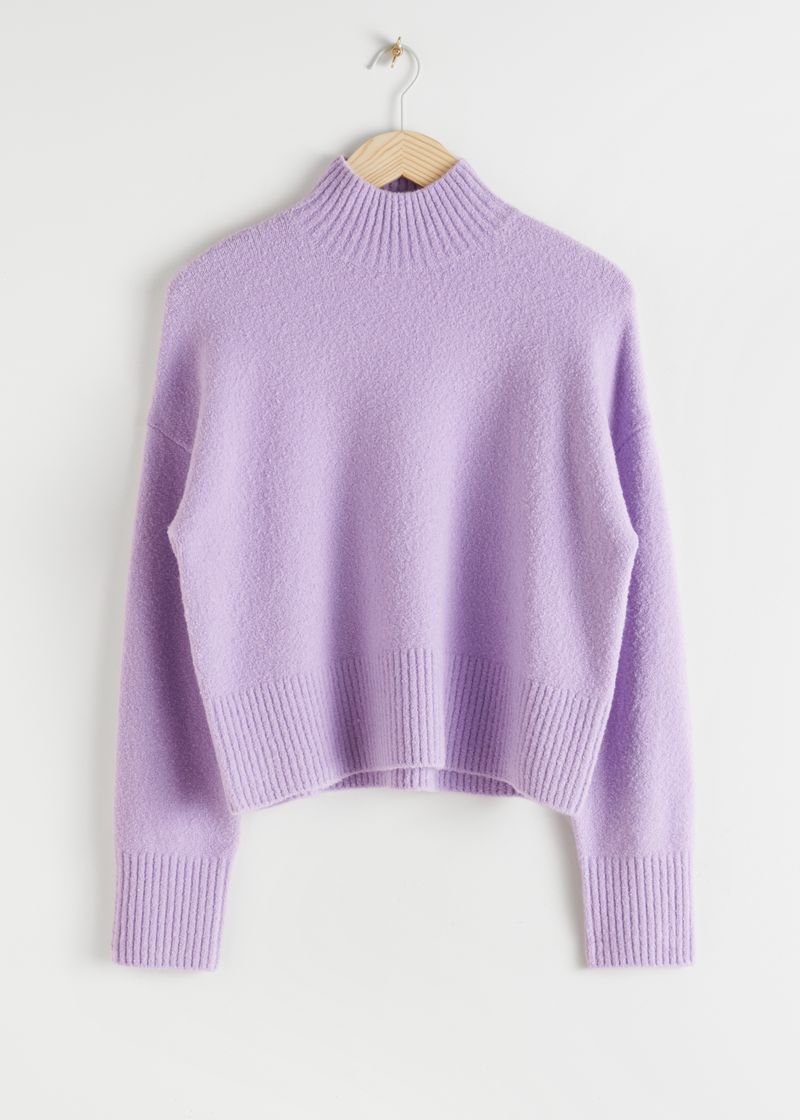 Purple sweater