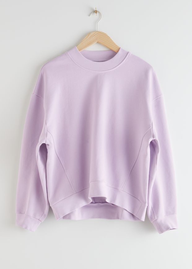 Organic Cotton Mock Neck Sweater