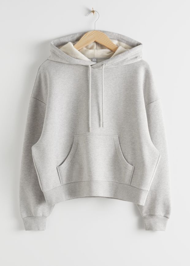 Oversized Boxy Hooded Sweatshirt