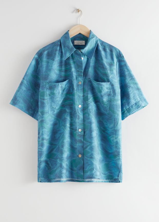 Boxy Button Up Shirt