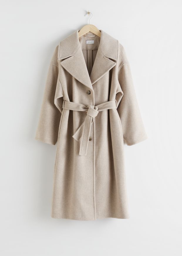 Beige coat
