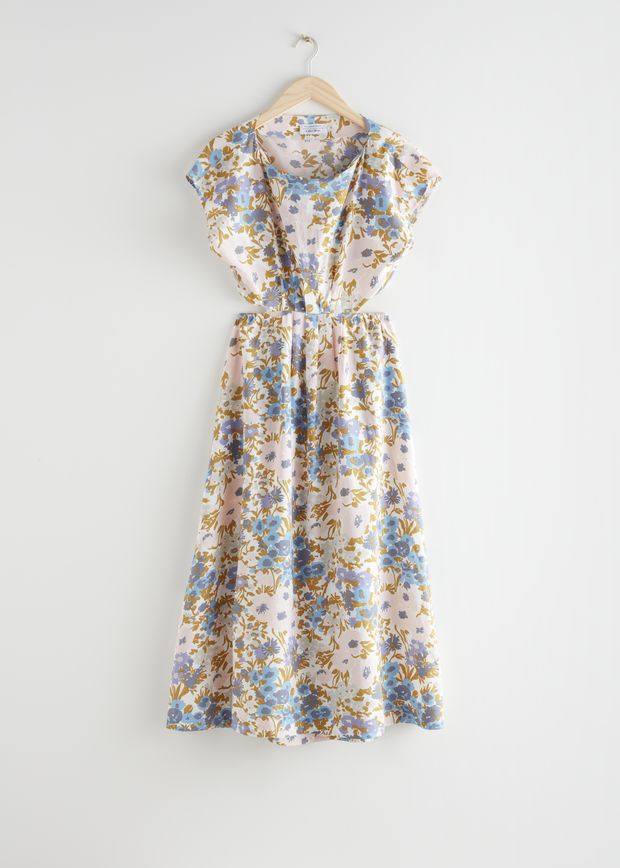 Elasticated Waist Maxi Dress