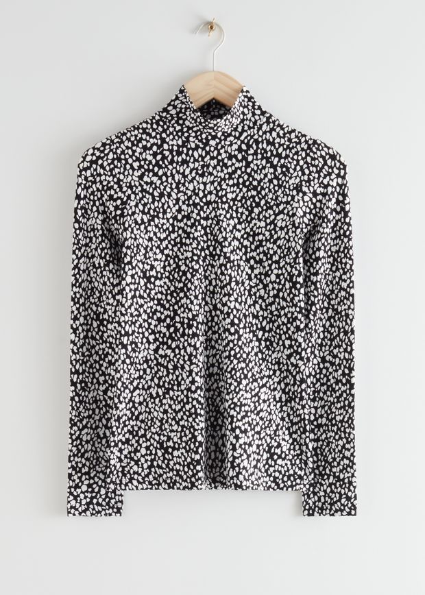 Long Sleeve Turtleneck Top
