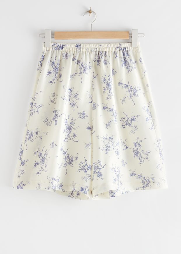 Relaxed Silk Shorts
