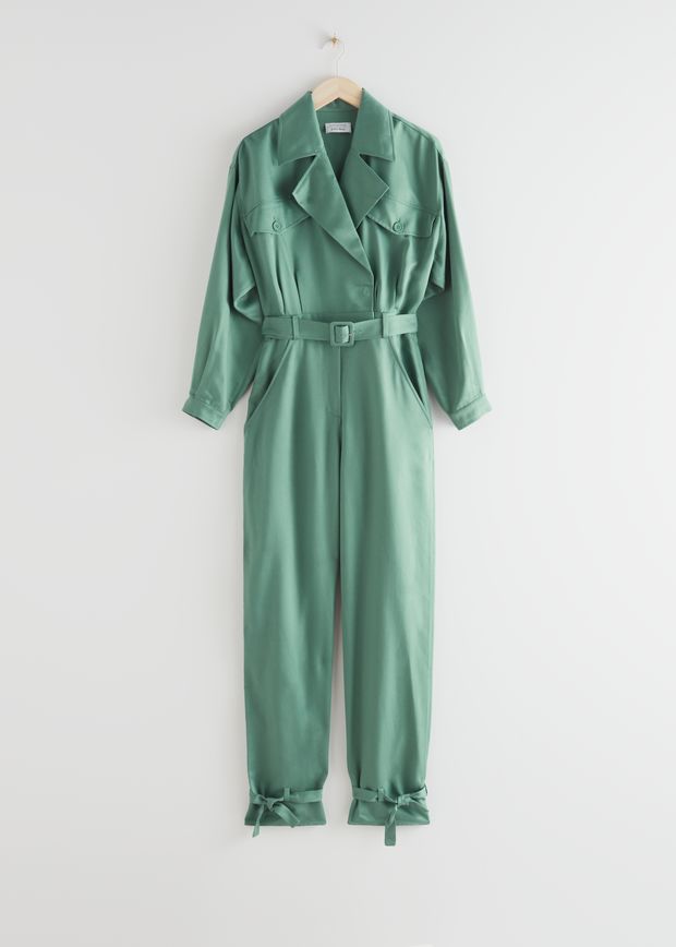Belted Oversized Jumpsuit