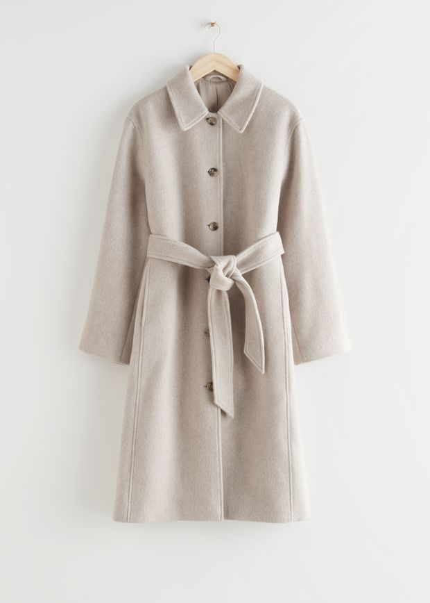 Beige coat