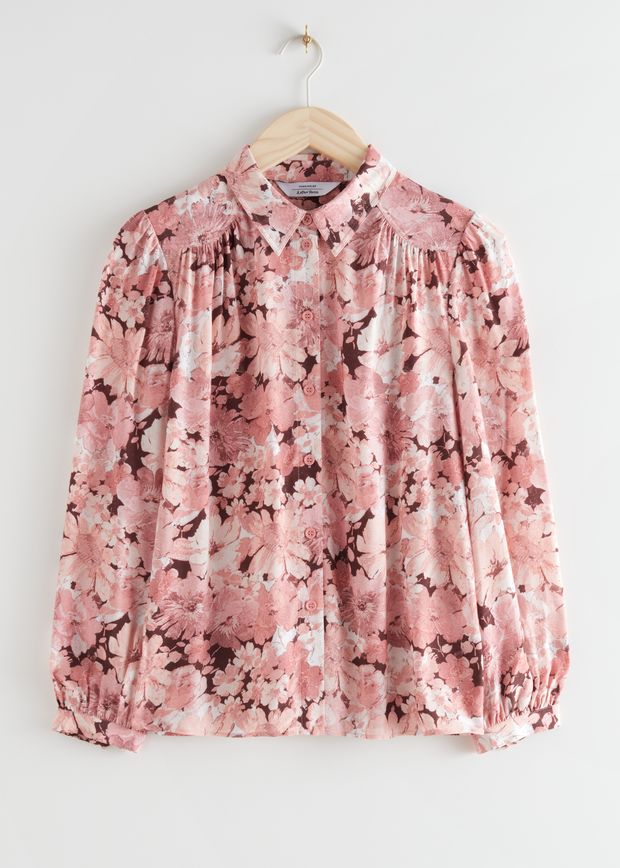 Long Sleeve Button Up Blouse