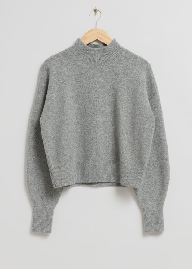 Mock-Neck Sweater