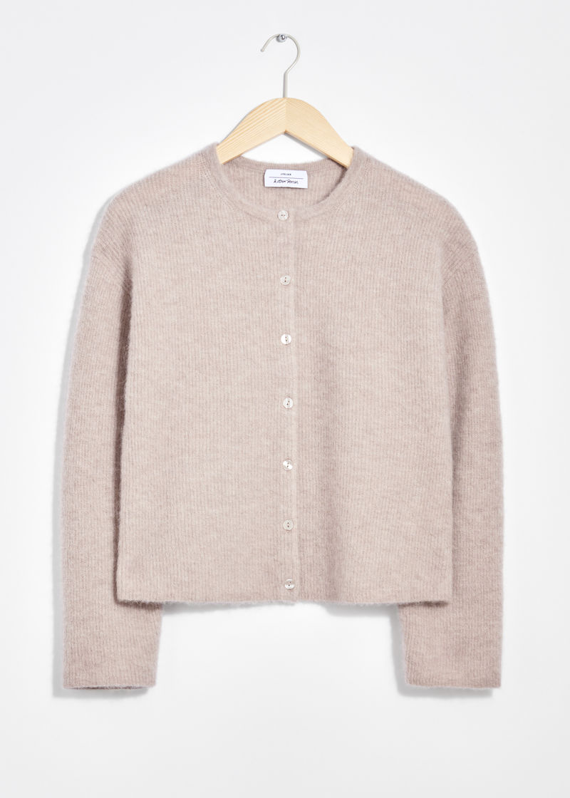 mole alpaca-blend knitted cardigan