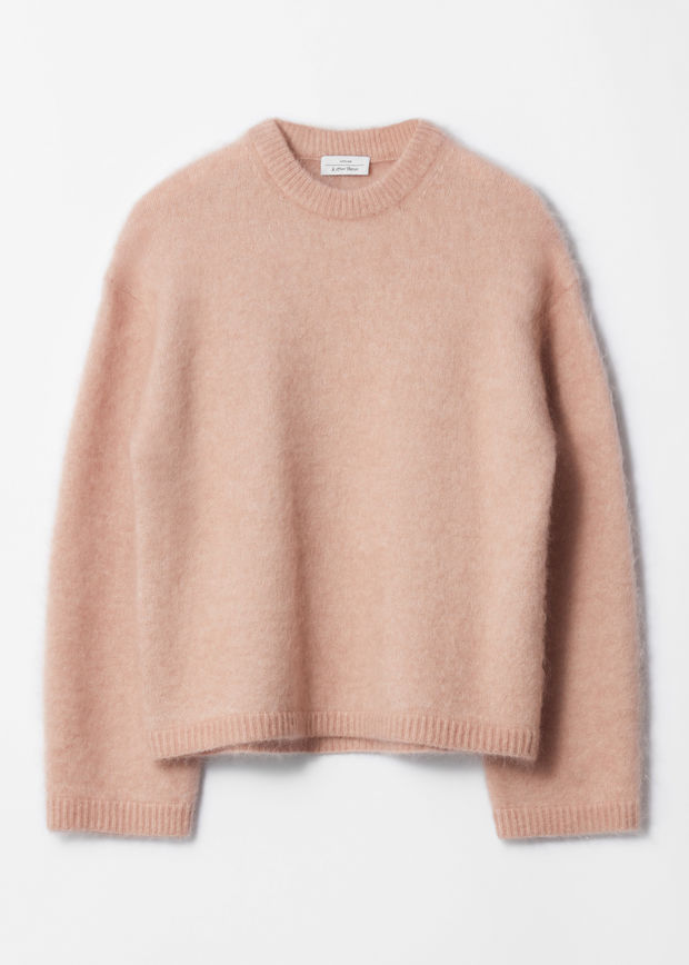 pink mohair blend jumper