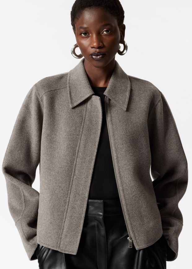 Collared Wool Jacket