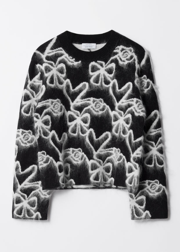 Patterned Intarsia-Knit Jumper