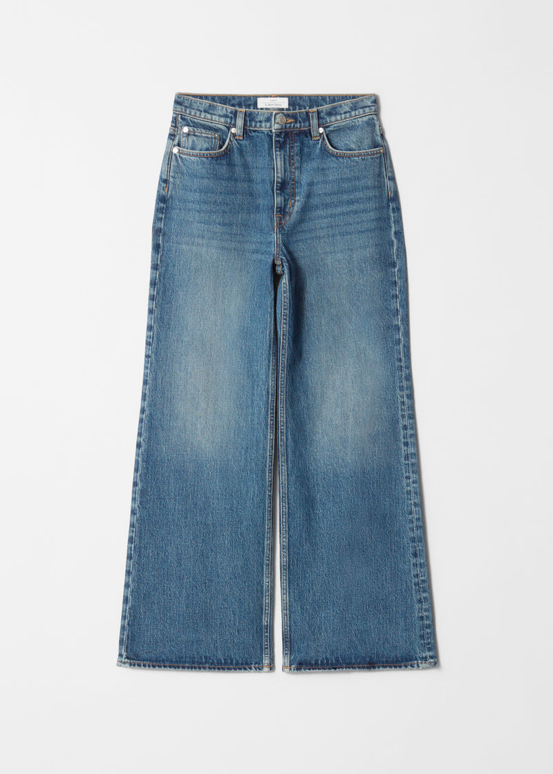 wide-leg jeans