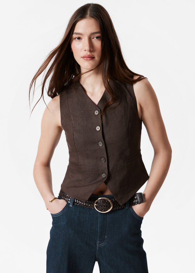Tailored Vest Top
