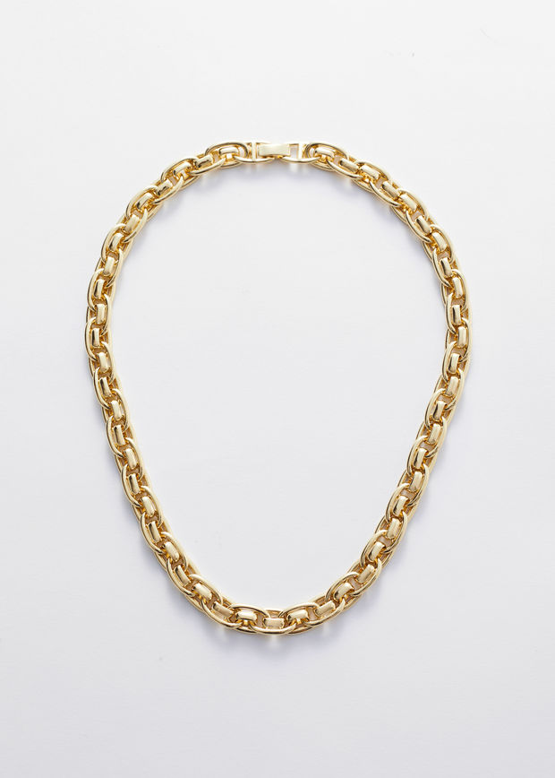 gold cable chain necklace