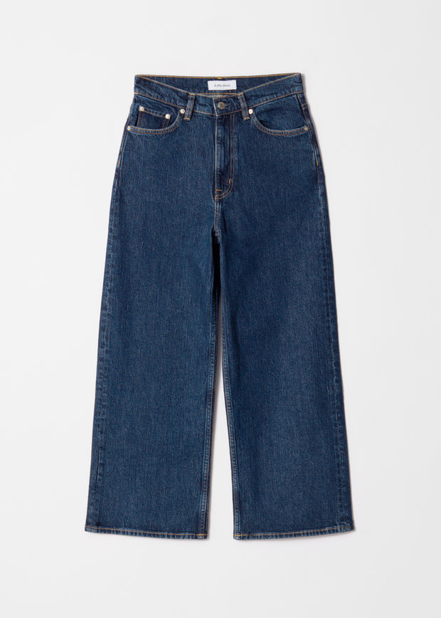 Cropped Wide Leg Jeans