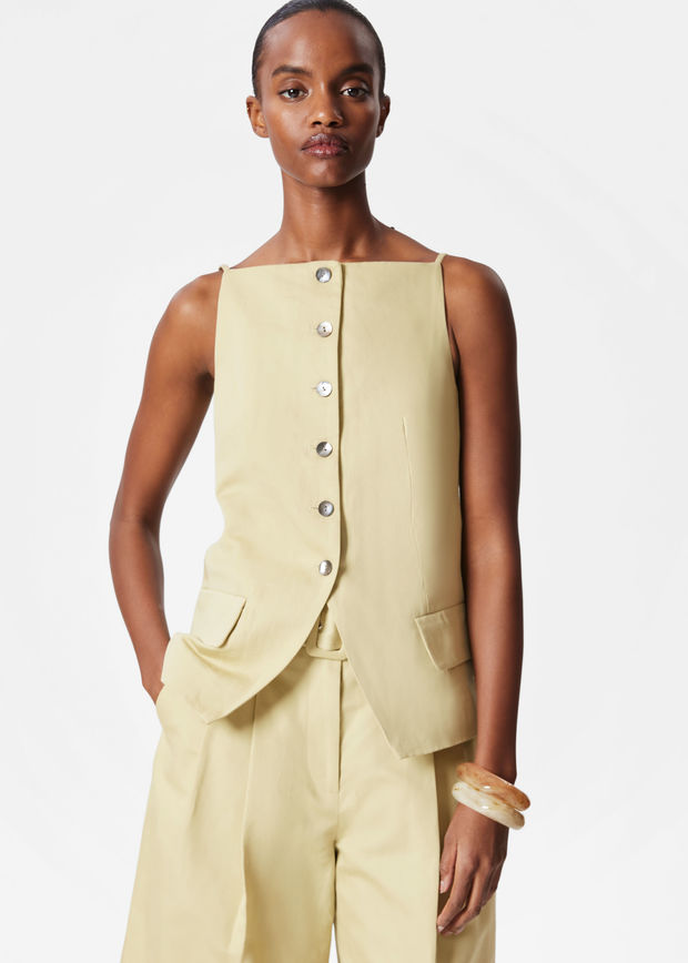 Tailored Vest Top