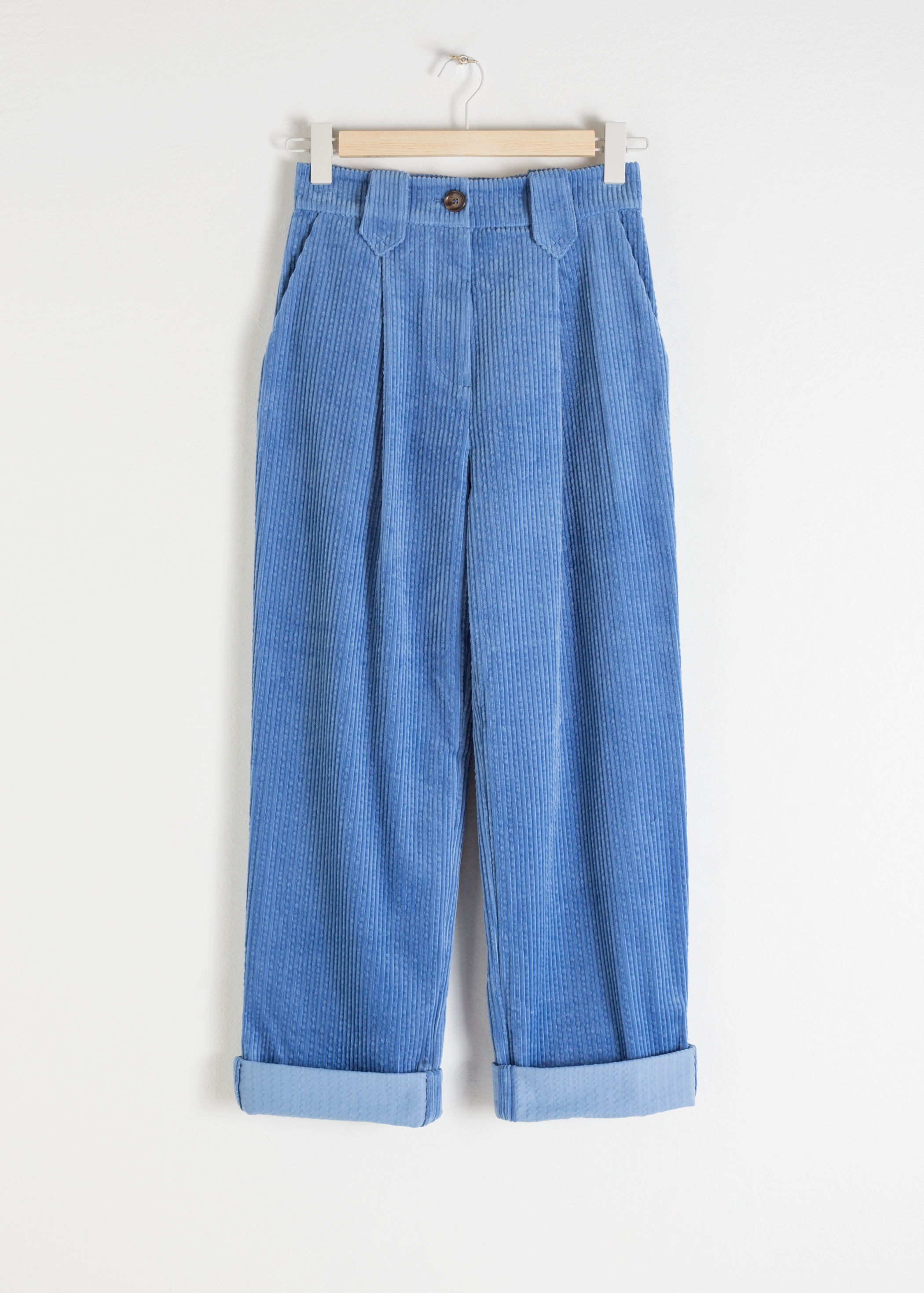High Waisted Corduroy Trousers