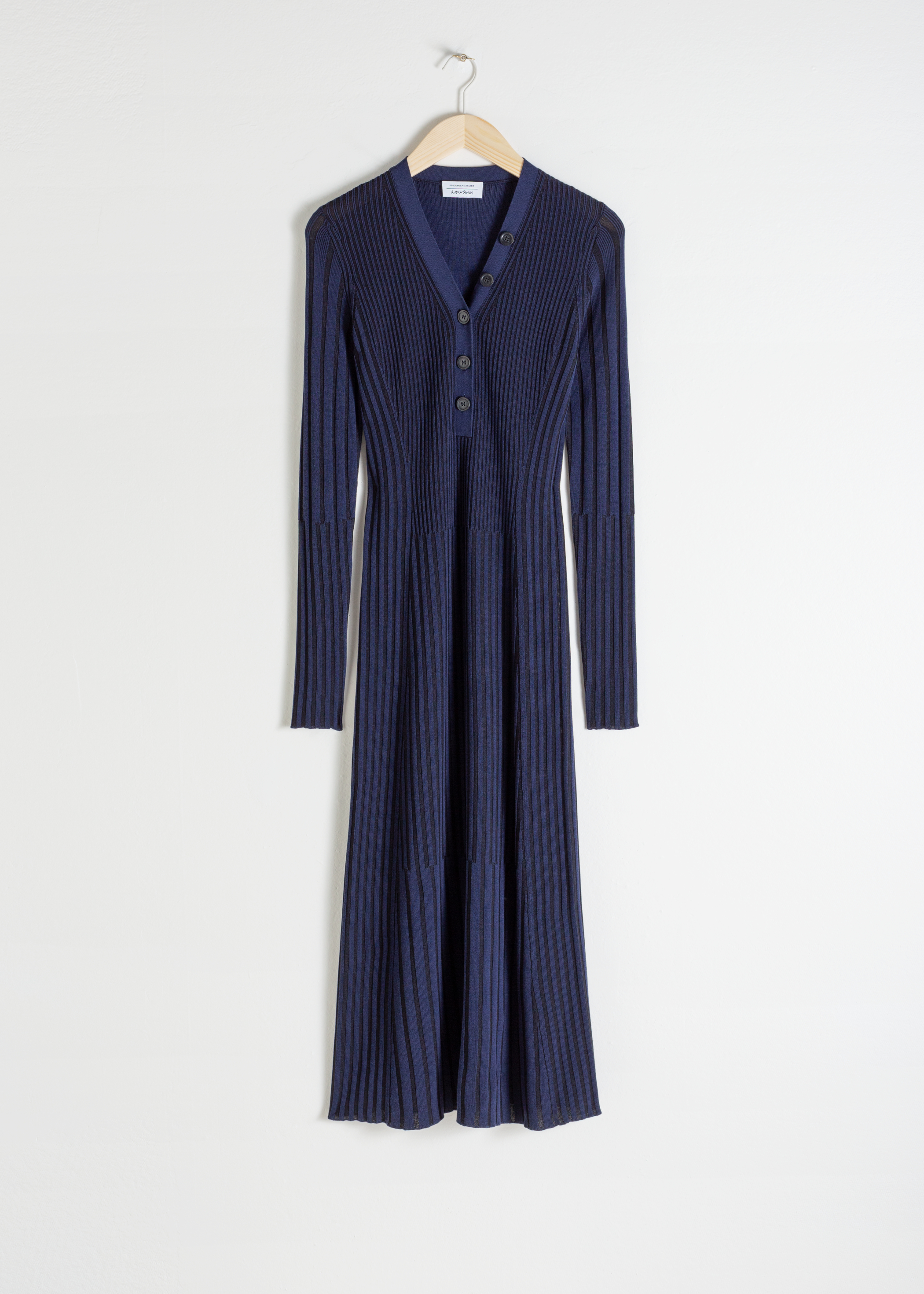 Rib Knit Midi Dress