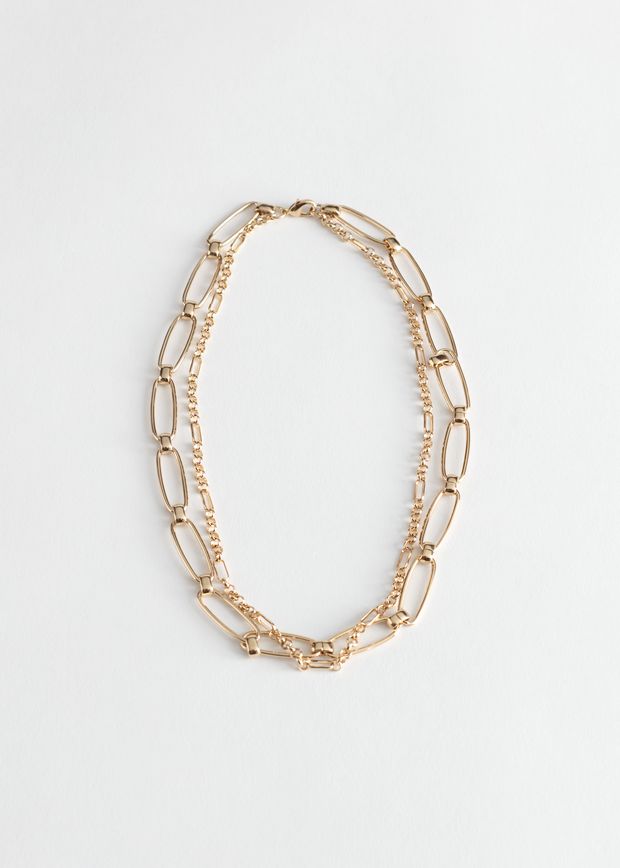 Duo Chunky Chain Necklace