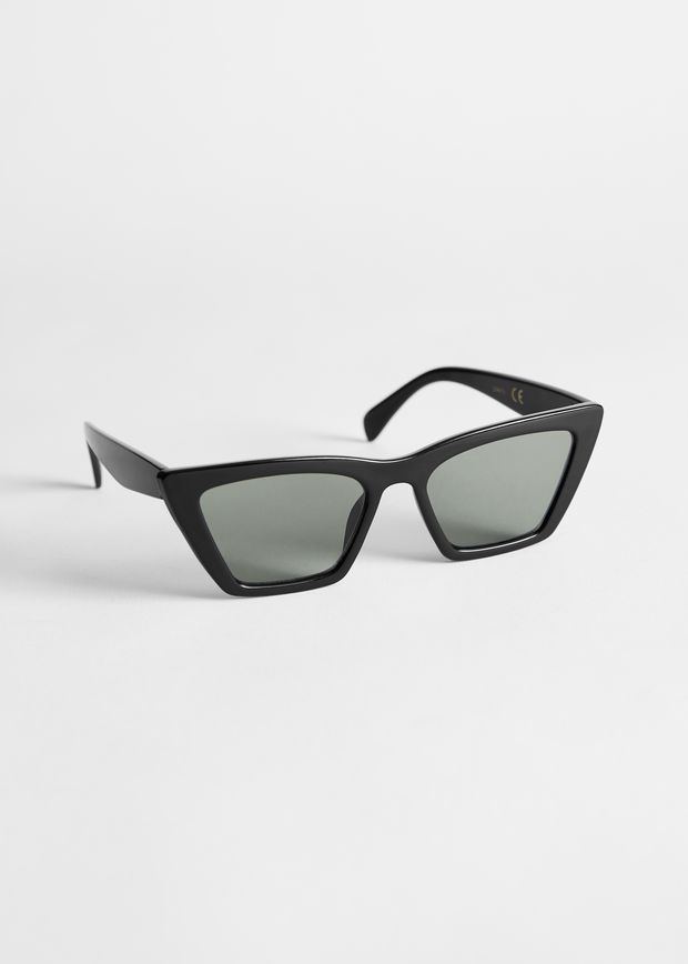 Angular Cat Eye Sunglasses