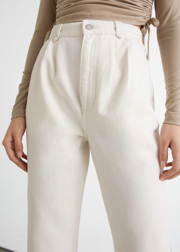 Pleated High Waist