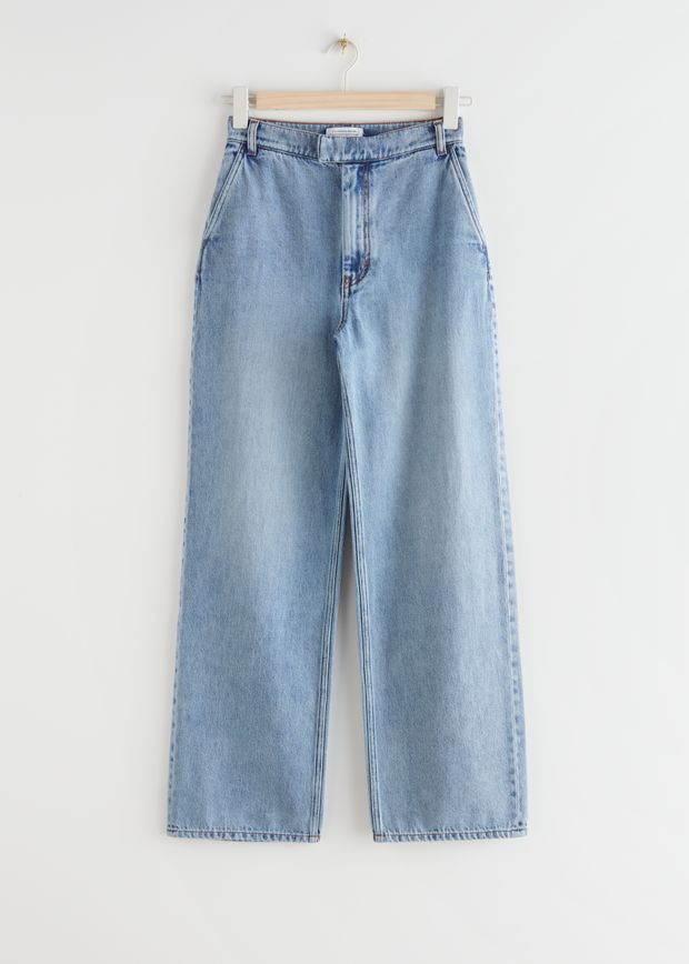 Straight Relaxed High Waist Jeans